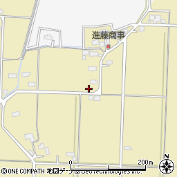 秋田県大仙市戸地谷中谷地周辺の地図