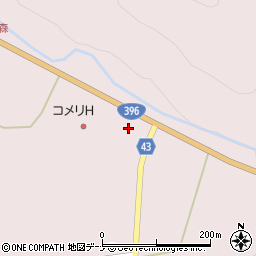 ファミリーマート花巻大迫町店周辺の地図