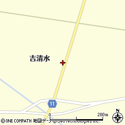 秋田県仙北郡美郷町本堂城回吉清水87周辺の地図
