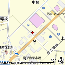 格安タイヤショップトレッド秋田大曲店周辺の地図
