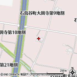 岩手県花巻市石鳥谷町大興寺（第１０地割）周辺の地図