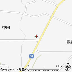 秋田県仙北郡美郷町浪花中田124周辺の地図