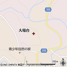 秋田県大仙市円行寺大場台周辺の地図