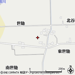 秋田県大仙市堀見内（世馳）周辺の地図