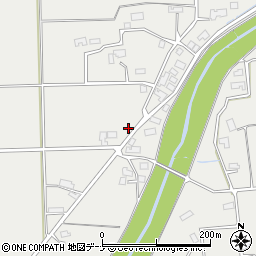 秋田県大仙市堀見内東谷地村37周辺の地図