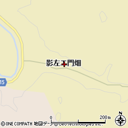 秋田県大仙市大沢郷寺影左エ門畑周辺の地図