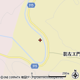秋田県大仙市大沢郷寺影左エ門畑39周辺の地図