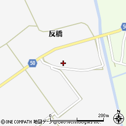 秋田県美郷町（仙北郡）浪花（反橋）周辺の地図
