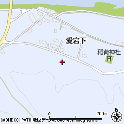 秋田県大仙市神宮寺愛宕下周辺の地図