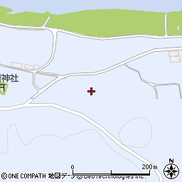 秋田県大仙市神宮寺小沢周辺の地図