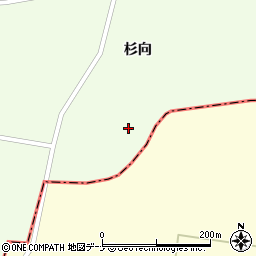 秋田県大仙市太田町三本扇上立石周辺の地図