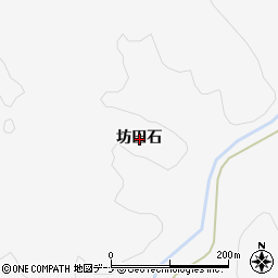 秋田県大仙市南外坊田石周辺の地図