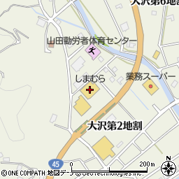 ファッションセンターしまむら山田店周辺の地図