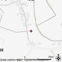 秋田県大仙市南外本宿3-3周辺の地図