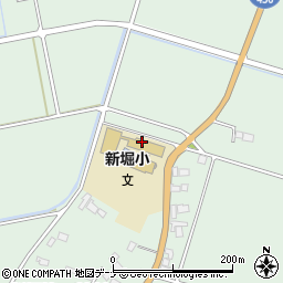 花巻市立新堀小学校周辺の地図