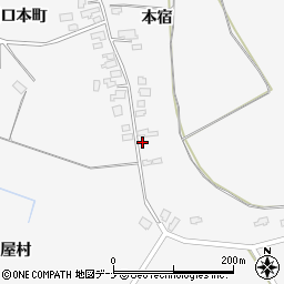 秋田県大仙市南外本宿6-1周辺の地図