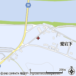 秋田県大仙市神宮寺愛宕下30周辺の地図