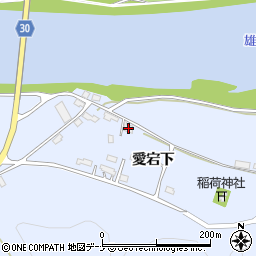 秋田県大仙市神宮寺愛宕下11周辺の地図