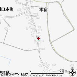 秋田県大仙市南外本宿8周辺の地図