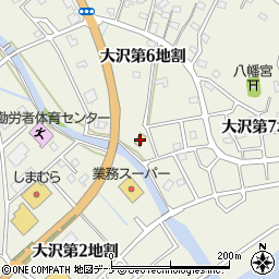 ローソン山田町大沢店周辺の地図