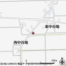 秋田県大仙市高関上郷西中谷地47周辺の地図