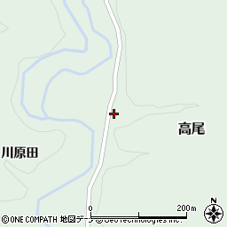 秋田県由利本荘市高尾川原田40周辺の地図
