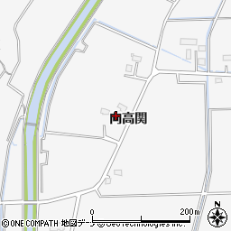 秋田県大仙市高関上郷向高関80周辺の地図