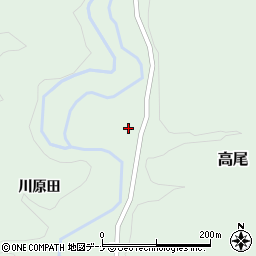 秋田県由利本荘市高尾川原田54-2周辺の地図