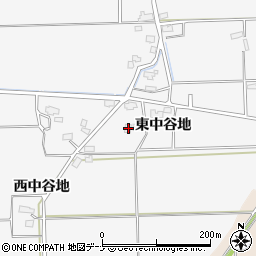 秋田県大仙市高関上郷西中谷地63周辺の地図