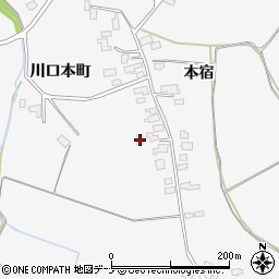 秋田県大仙市南外本宿60周辺の地図