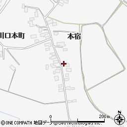 秋田県大仙市南外本宿13周辺の地図