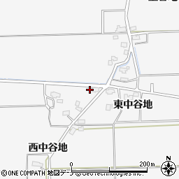 秋田県大仙市高関上郷西中谷地18周辺の地図