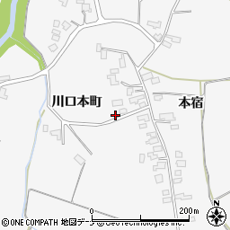 秋田県大仙市南外本宿46-2周辺の地図