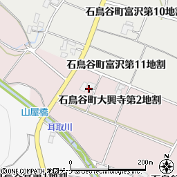 岩手県花巻市石鳥谷町大興寺第２地割周辺の地図