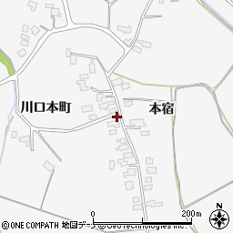 秋田県大仙市南外本宿47-1周辺の地図