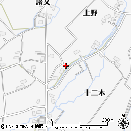 秋田県大仙市高関上郷上野68周辺の地図