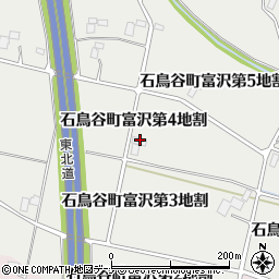 岩手県花巻市石鳥谷町富沢第４地割周辺の地図