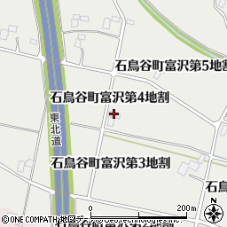 岩手県花巻市石鳥谷町富沢（第４地割）周辺の地図