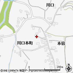 秋田県大仙市南外本宿33周辺の地図