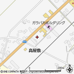 秋田県大仙市高関上郷高屋敷周辺の地図