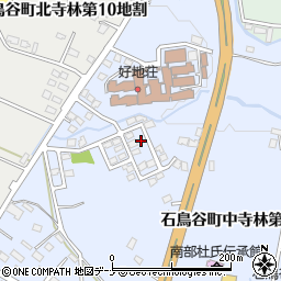 岩手県花巻市石鳥谷町中寺林第７地割38-49周辺の地図