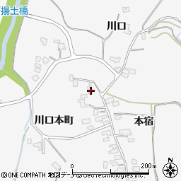 秋田県大仙市南外本宿40周辺の地図