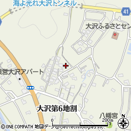 岩手県下閉伊郡山田町大沢第６地割50周辺の地図