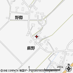 秋田県大仙市高関上郷野際188周辺の地図