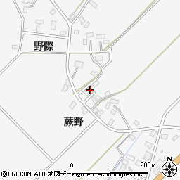 秋田県大仙市高関上郷野際188-3周辺の地図