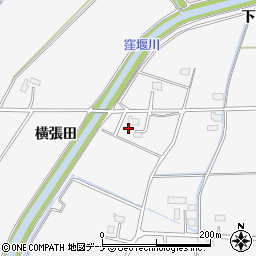 秋田県大仙市高関上郷横張田29周辺の地図