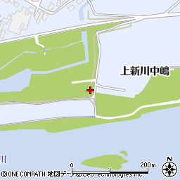 秋田県大仙市神宮寺吉貝人着周辺の地図