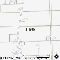秋田県大仙市高関上郷上谷地周辺の地図
