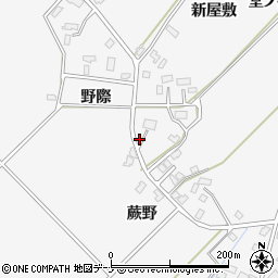 秋田県大仙市高関上郷野際17周辺の地図