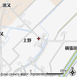 秋田県大仙市高関上郷上野52周辺の地図